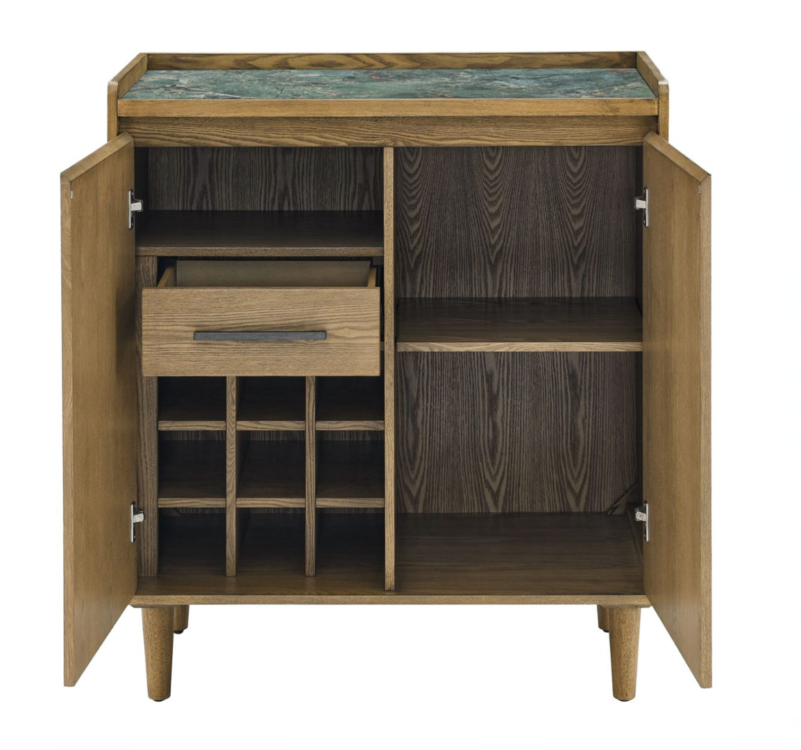 Steve Silver Casegood Novato Stone Cabinet