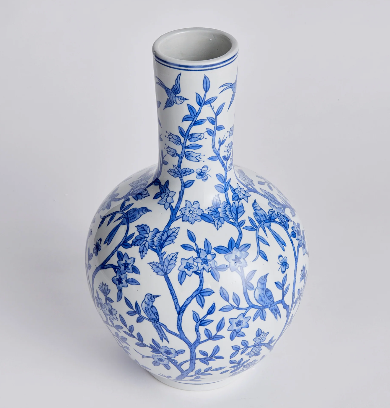 BB Dynasty Blue Bird Vase