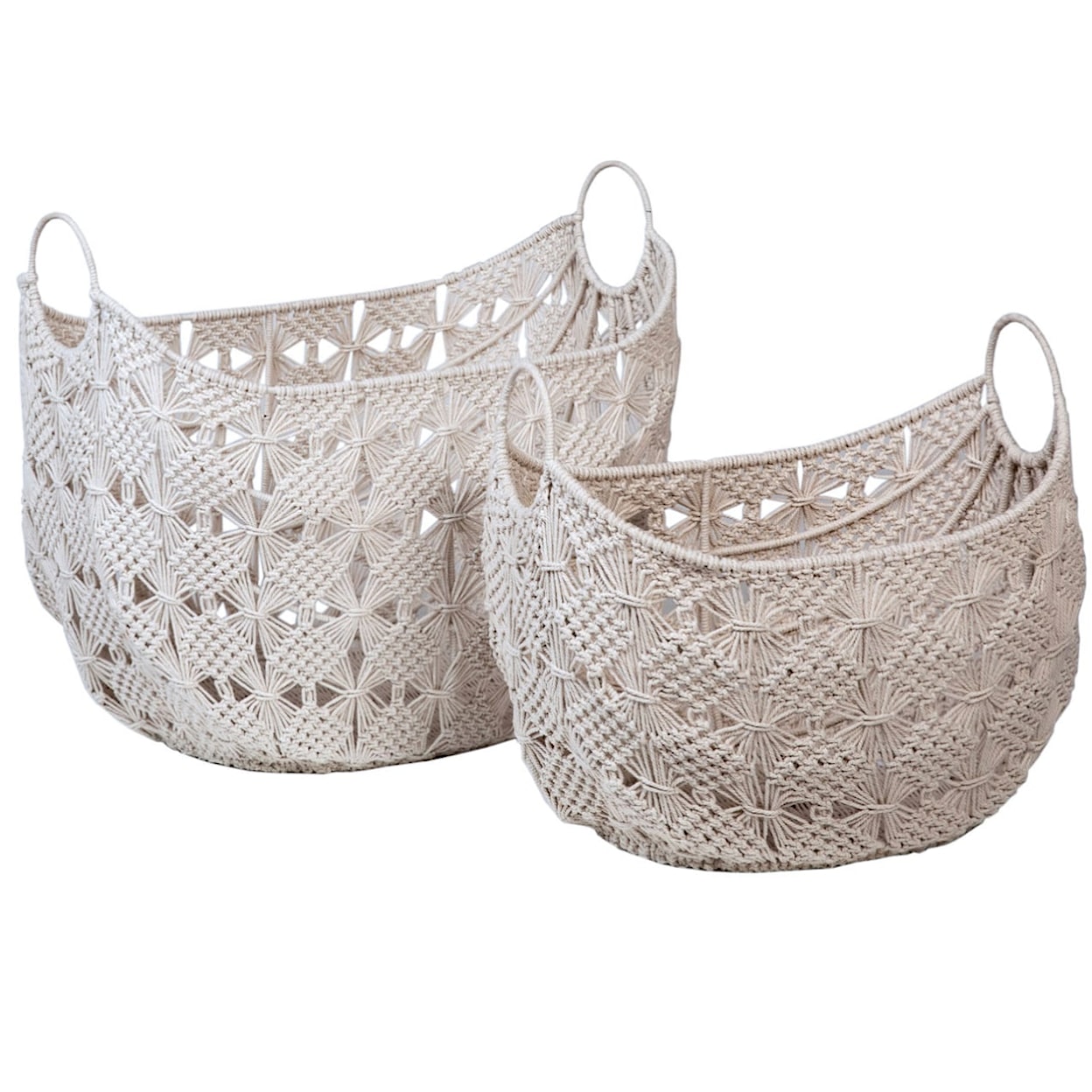 Dovetail Furniture Accessories Arielle Basket Set of 2