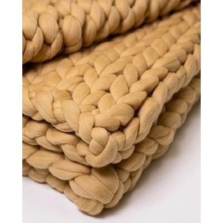 Ava Maize Chunky Throw