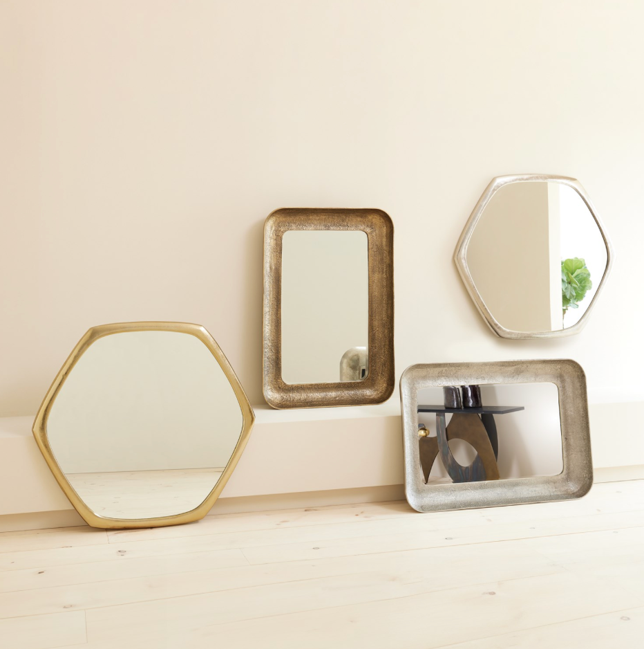 Global Views Global Views Collection Hexagon Mirror
