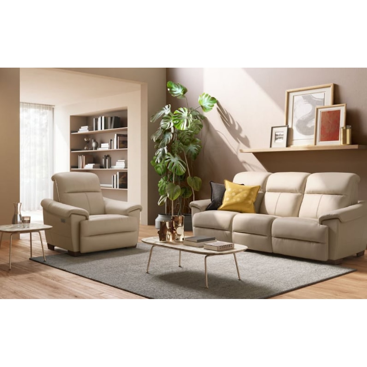 Natuzzi Editions Potenza Potenza Five Piece Sectional