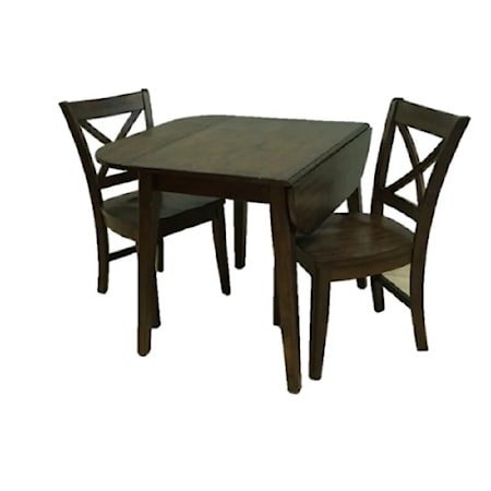 Group #127 3 Piece Dining Set