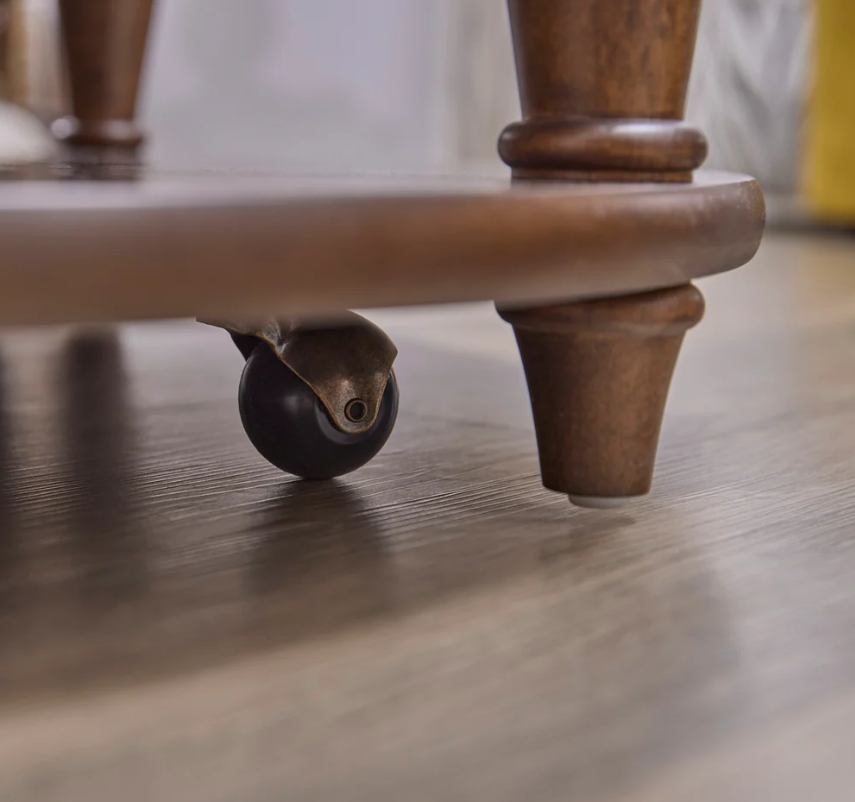 Bellevue Round Coffee Table with Casters