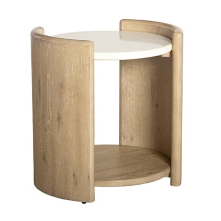 Melia Round End Table