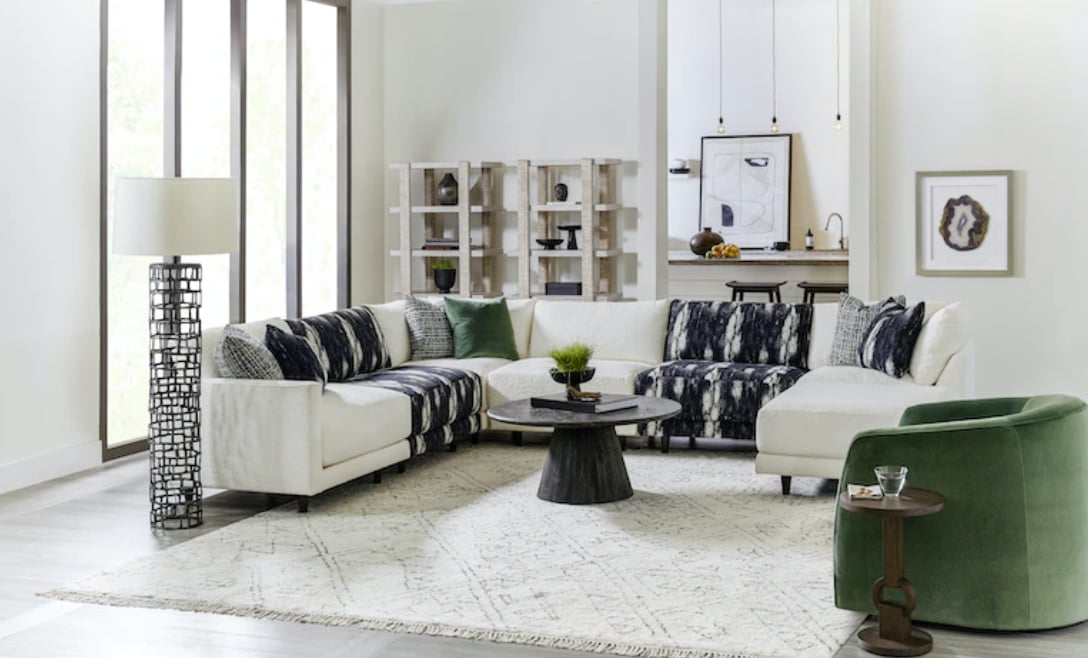 HF Custom Carmel Series Carmel Six Piece Sectional