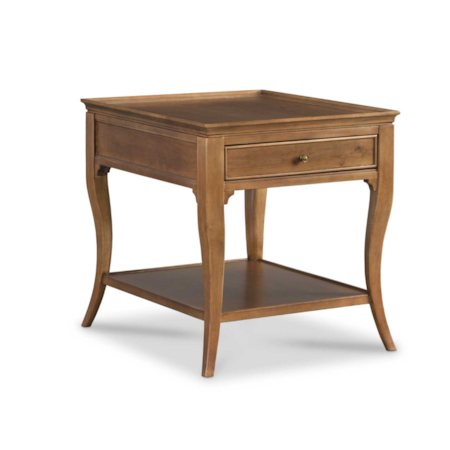 Duquette Drawer End Table