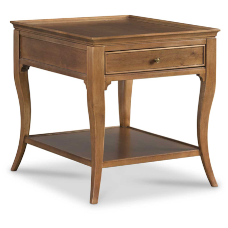 Duquette Drawer End Table