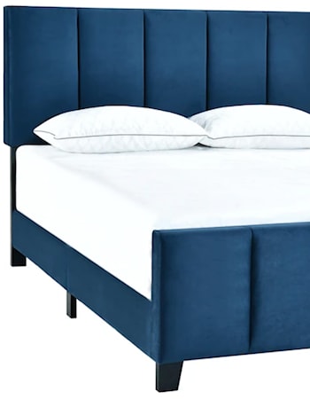 King Modern Channel Bed