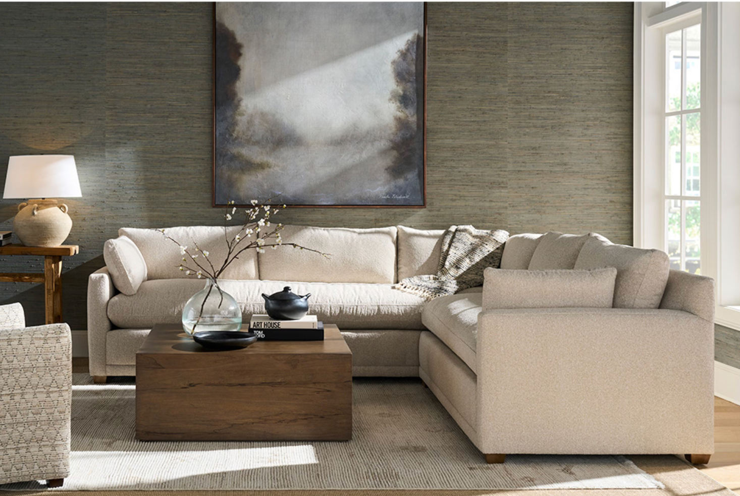 Sylvie Two Piece Sectional