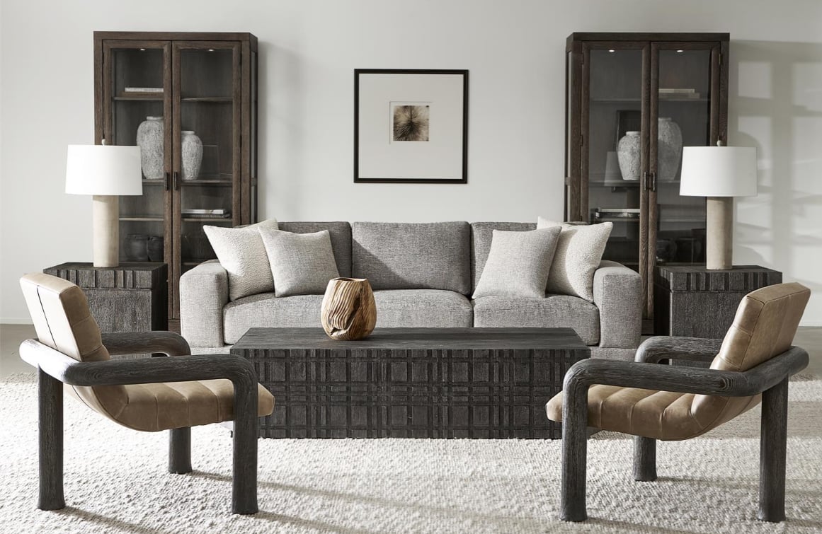 Bernhardt Bernhardt Living Bowie Leather Chair