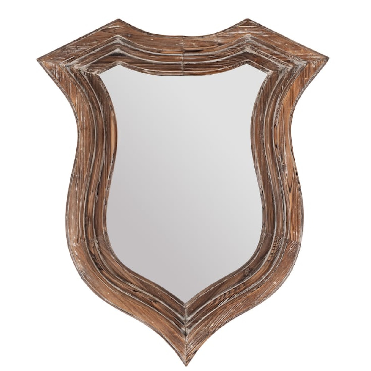 BOBO Intriguing Objects Accessory Distressed Fir Wood Trophy Mirror 2
