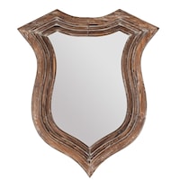 Distressed Fir Wood Trophy Mirror 2