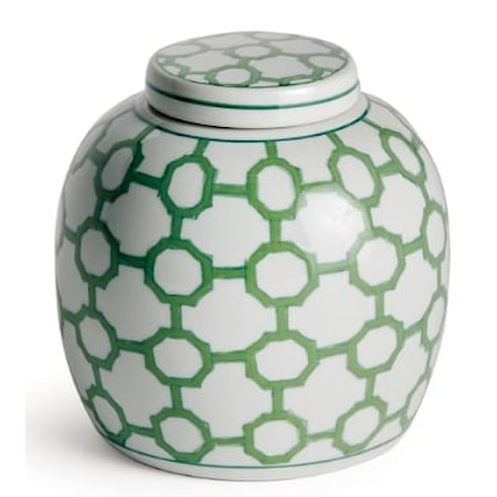 Imperial Link Lidded Jar