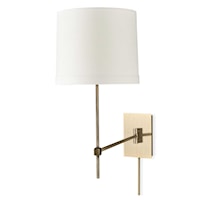 SWING TIME, 1 LT SCONCE - ANTIQUE BRASS