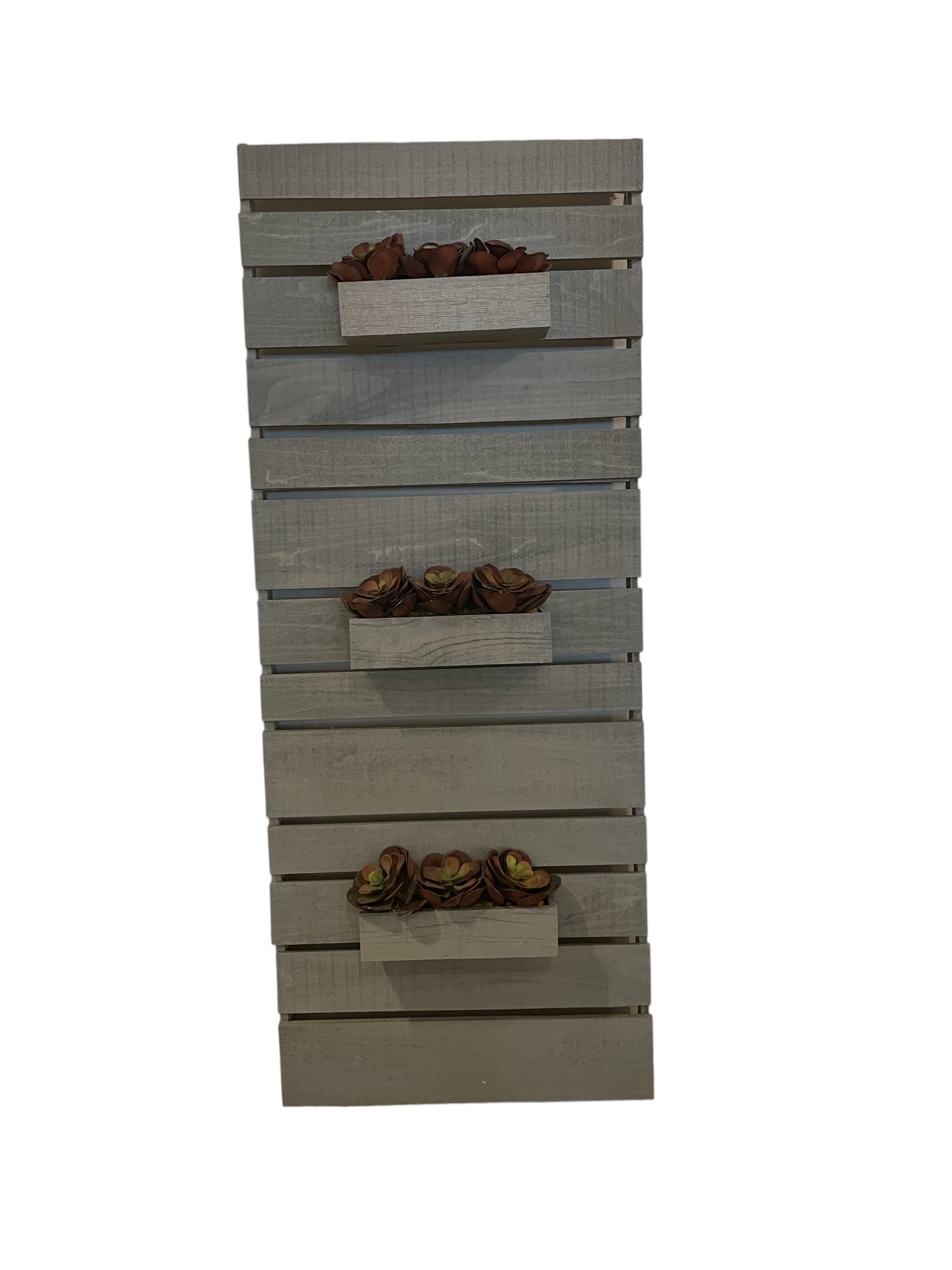 Large Wooden Slat Wall