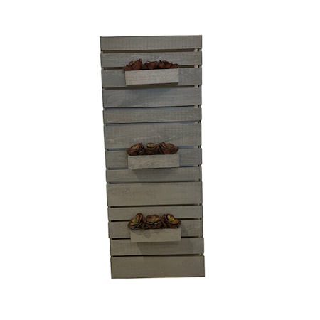 Large Wooden Slat Wall