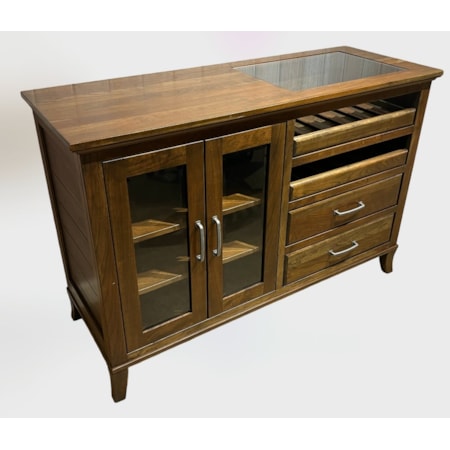 Rustic Cherry Server