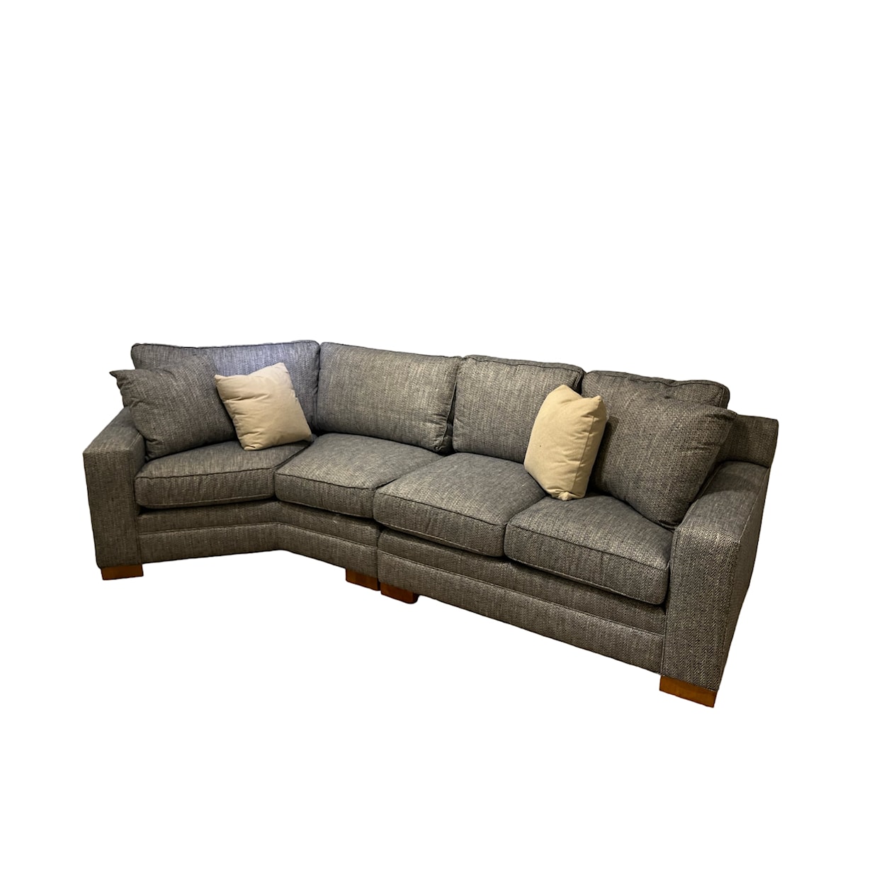 Taylor King Plush Two Piece Sectional