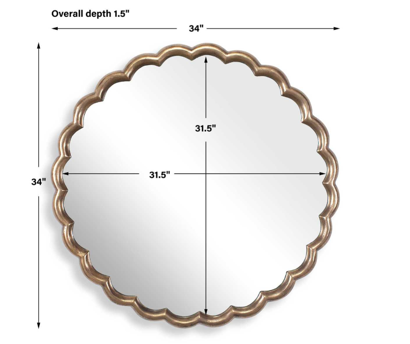 Cerrito Round Mirror