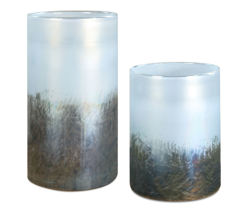 S/2 Midnight Mist Vases