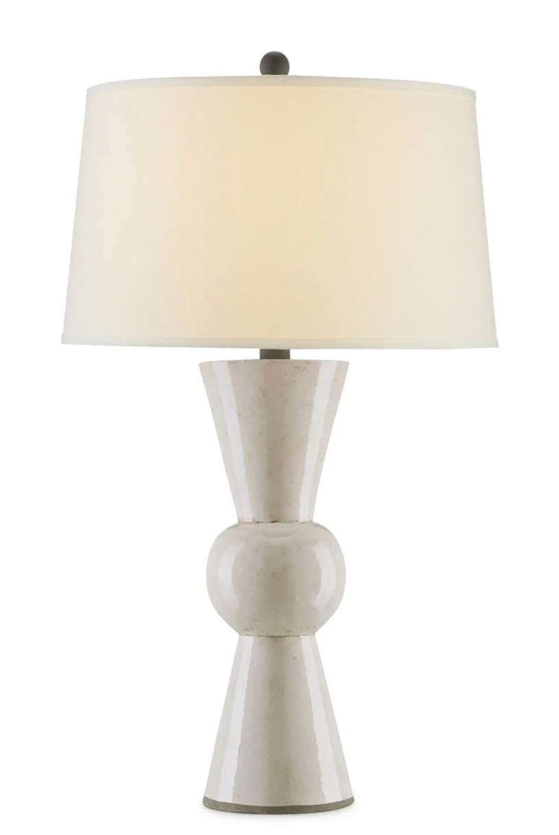 Upbeat White Table Lamp