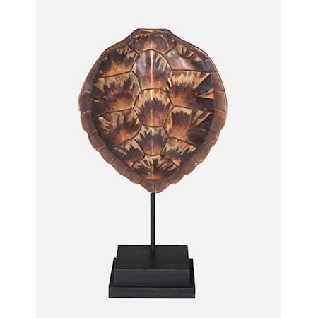 Faux Loggerhead Turtle Shell on Stand