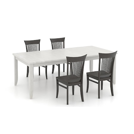 Table and Four Chairs