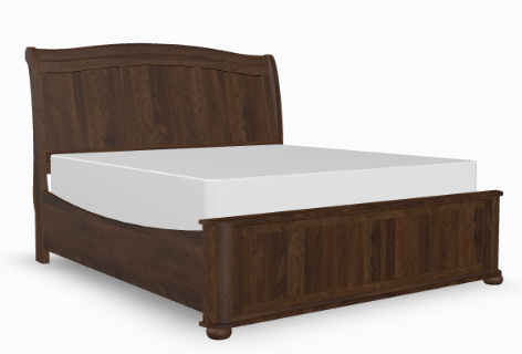 KINGSPORT SLEIGH PANEL BED