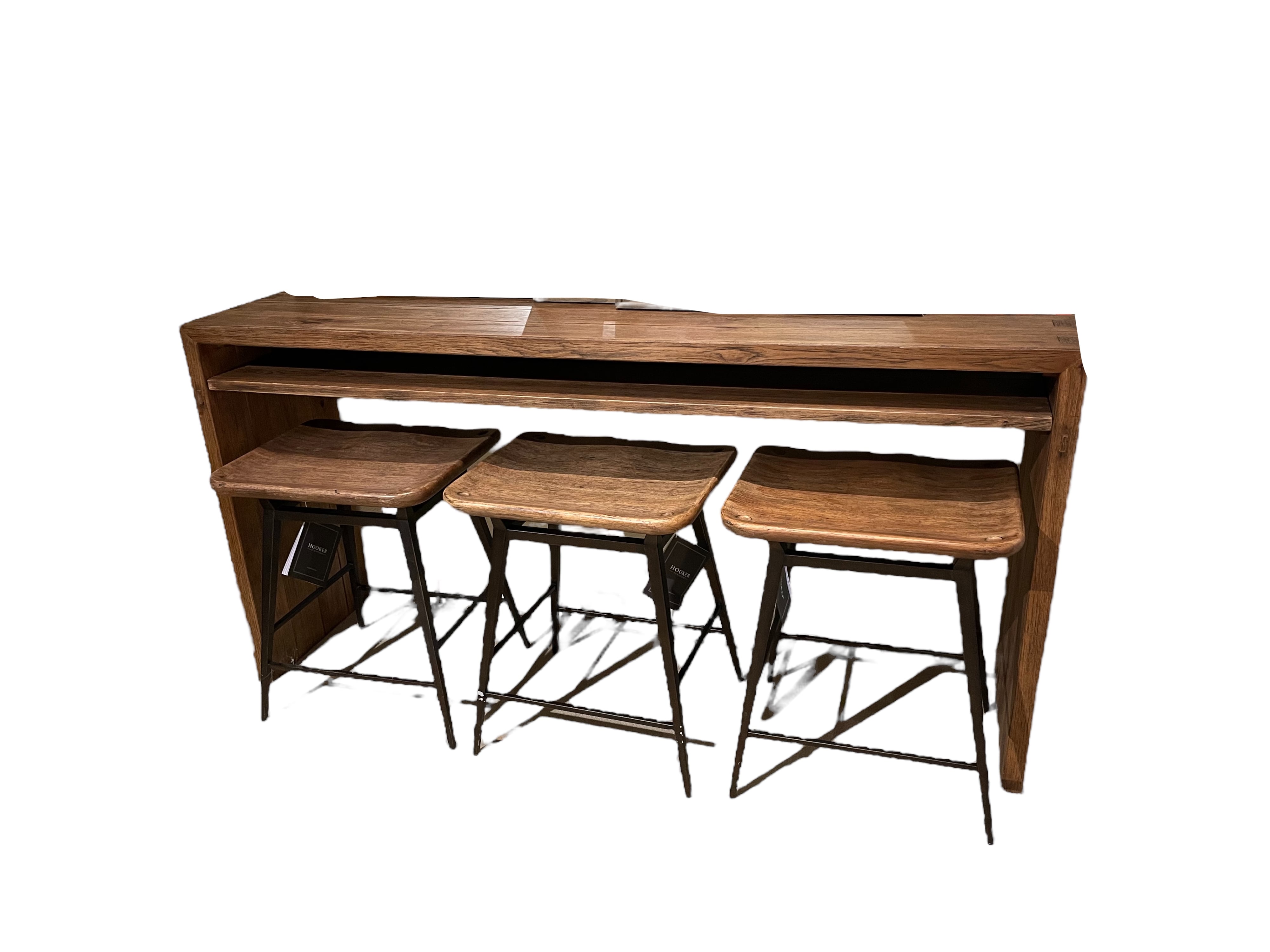 Hooker Furniture Big Sky Console and Three Stools
