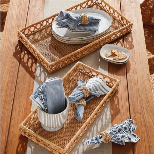 Ninette Rectangular Trays - Set of 2