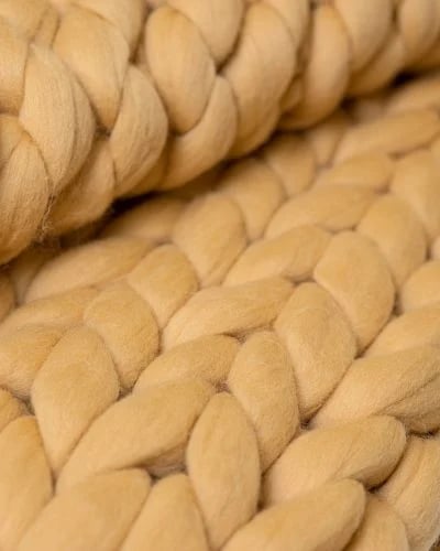 Ava Maize Chunky Throw