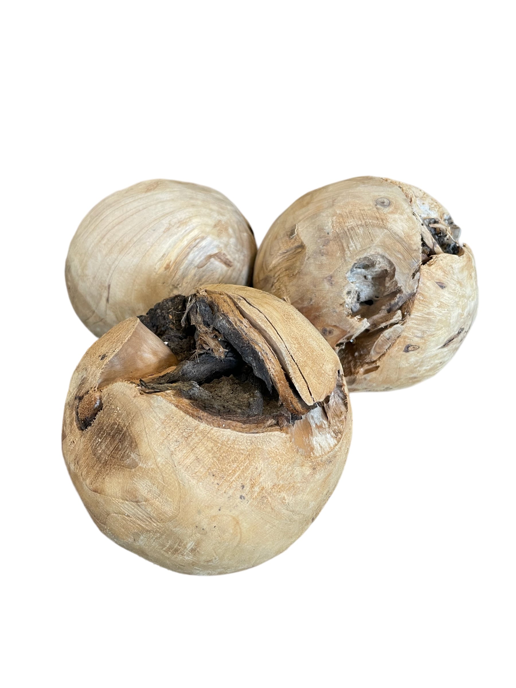 Set of 3 Wooden Balls