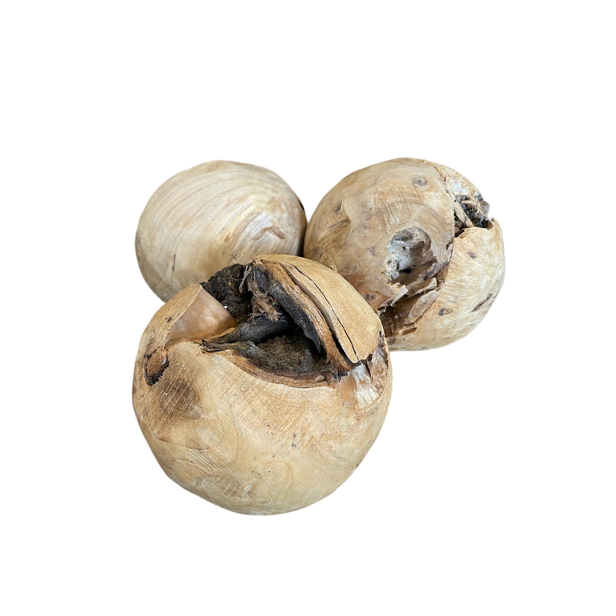 D&W Silks Accessories Set of 3 Wooden Balls