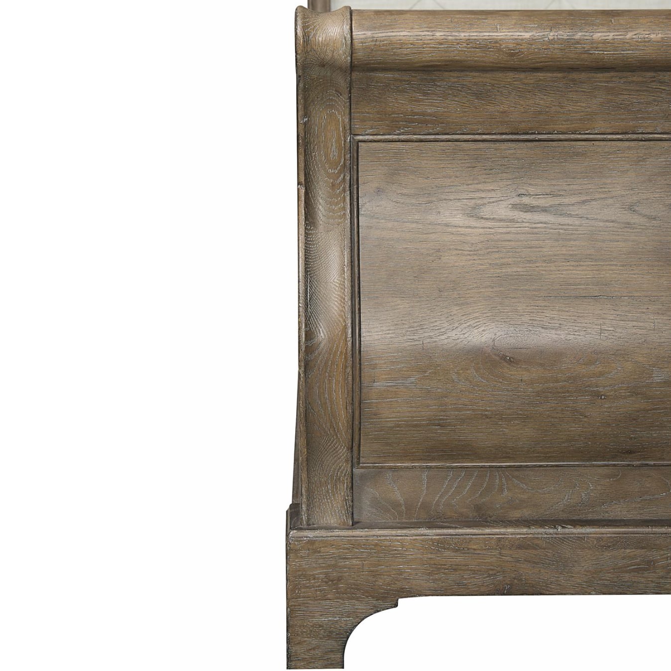 Rustic Patina Sleigh King Bed