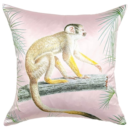 Pink Monkeys Pillow A