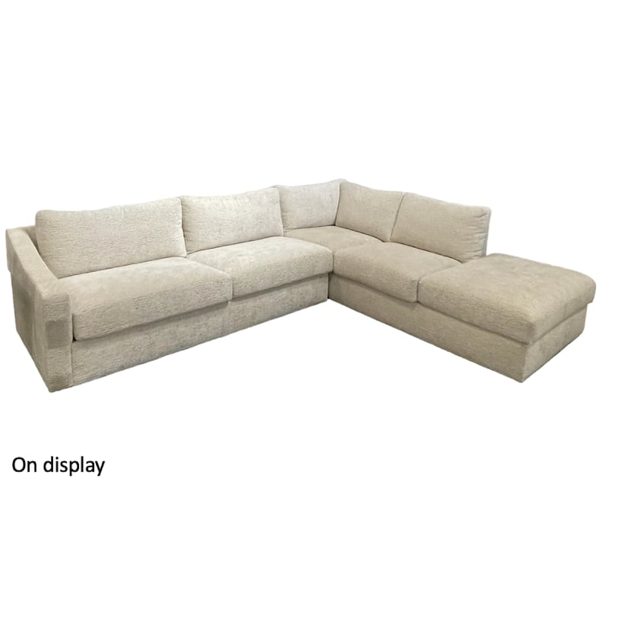 American Leather Sofas and Sectionals Doran Two Piece Sectional