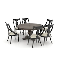 Table and Six Chairs