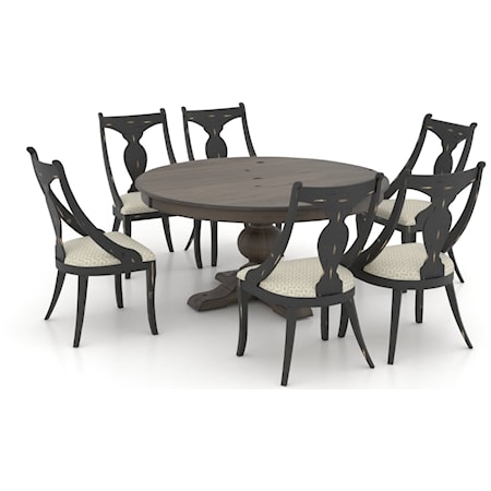 Table and Six Chairs
