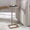 Uttermost White Label Accent Table