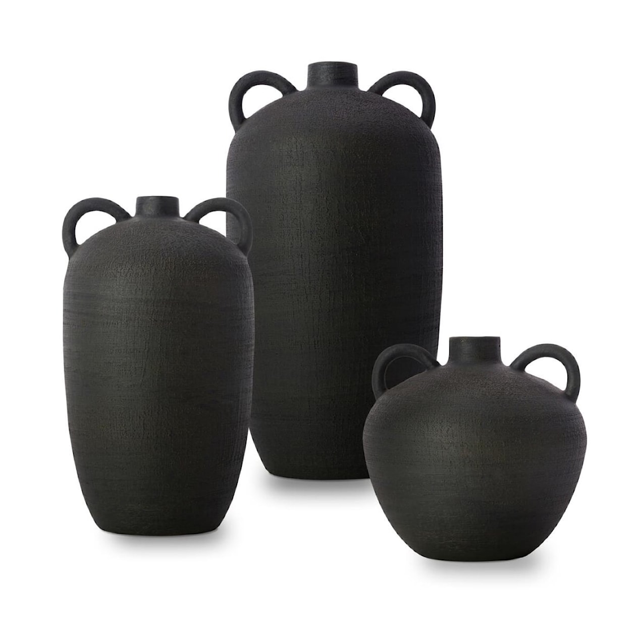 Surya Rugs Accessories Set of 3 Acanceh Vases