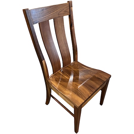 Stella Walnut Side Chair