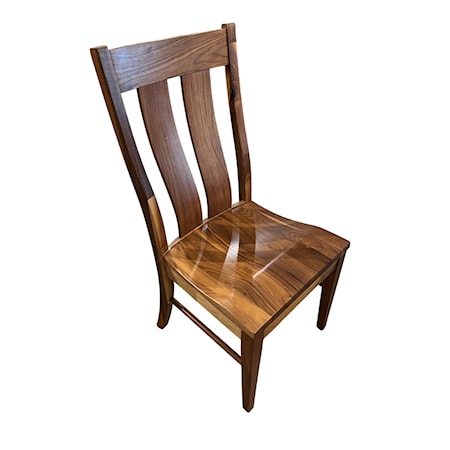 Stella Walnut Side Chair