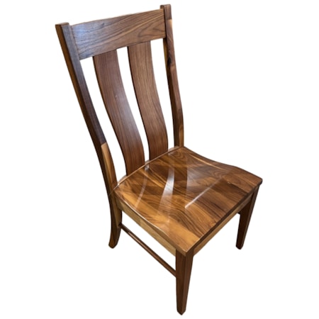 Stella Walnut Side Chair