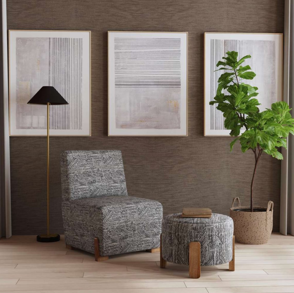 Jasper Accent Ottoman