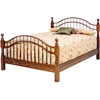 Traditional California King Sierra Double Bow Bed
