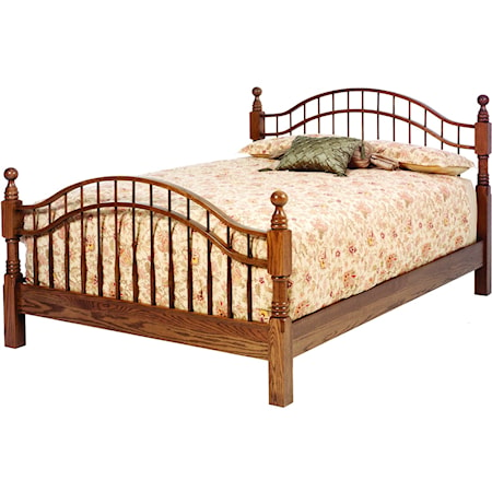 California King Sierra Double Bow Bed