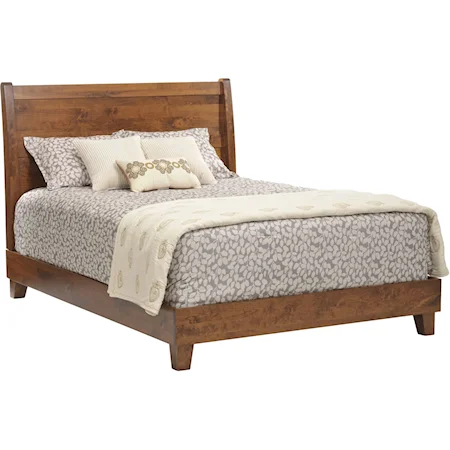 Casual Queen Sleigh Panel Bed