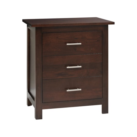 3-Drawer Nightstand