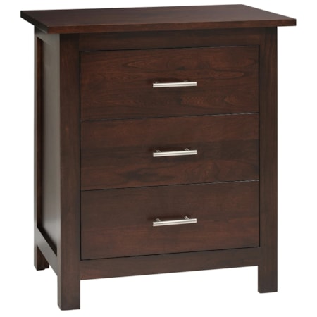 3-Drawer Nightstand